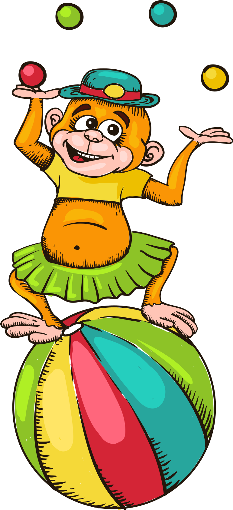 Circus Cartoon Royalty-free - Cartoon Circus Animals (2000x2000)
