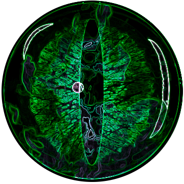 Green Dragon Eyes Download - Dragon's Eye Purple Eye Necklace (360x360)