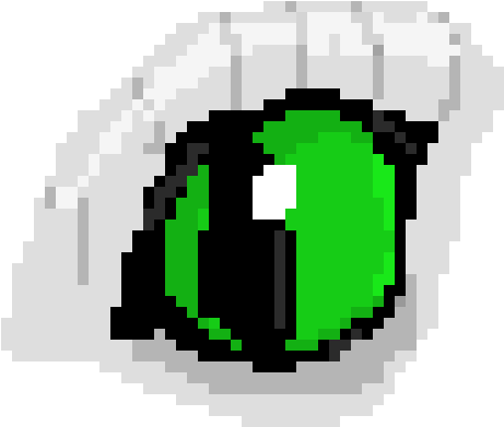 Pixel Art Dragon Eye (490x470)