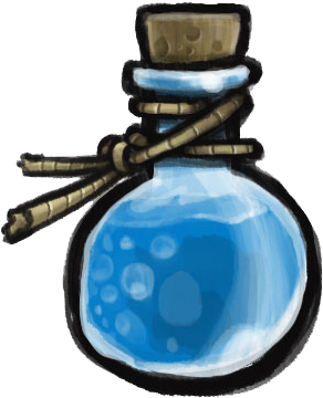 Free Blue Potion Clip Art - Potion Clipart (377x377)