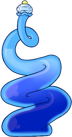 If You Chose The Blue Potion - Serpent (257x487)