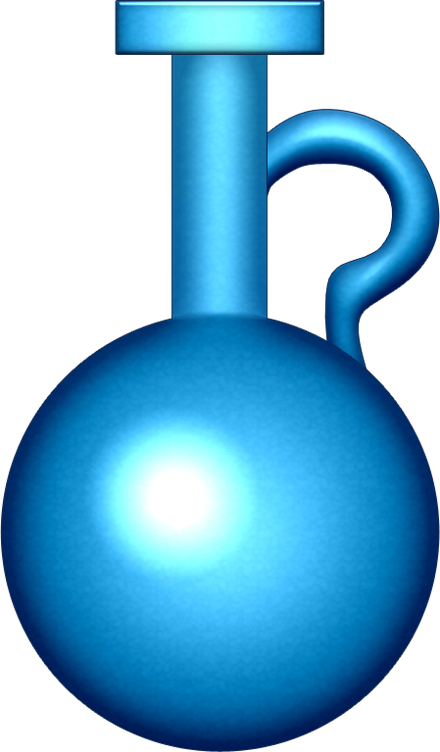 Zelda Ii Blue Potion By Blueamnesiac - Diagrama De La Materia (440x752)