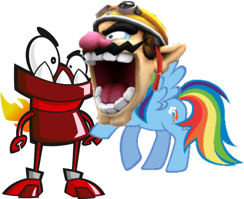 Zorch X Rainbow Dash Kiss - Little Pony Friendship Is Magic (509x413)