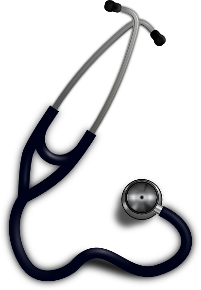 Stethoscope 5 Clip Art At Clipart Library - Stethoscope Clear Background (414x597)