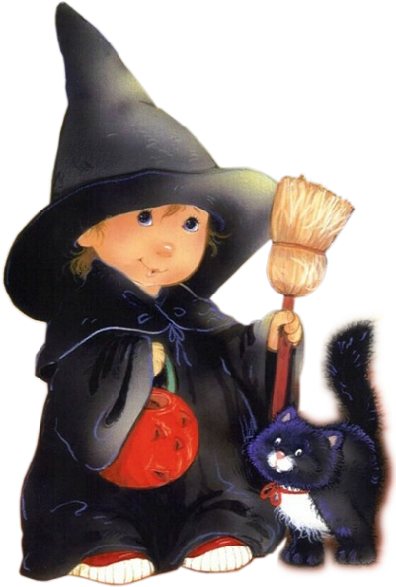 Cute Baby Witches - Imagenes De Brujitas Tiernas (600x600)