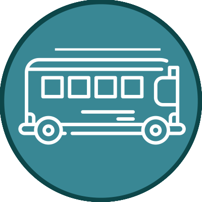 Improvements To Train And Bus Services, As Well As - Circle (400x400)