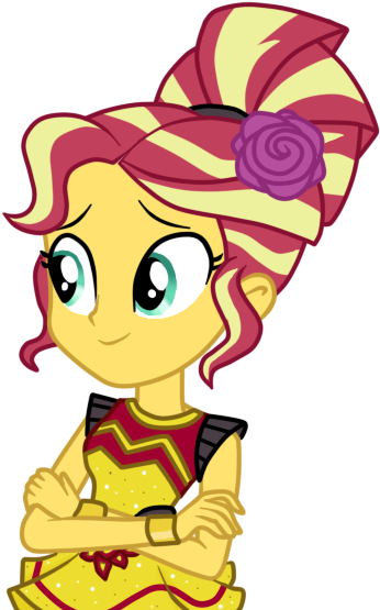 Alternate Hairstyle, Artist - Mlp Sunset Shimmer Eg (540x564)