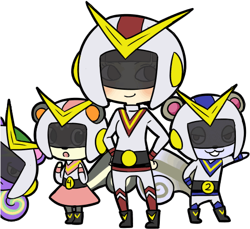 Super☆mayor And The Squirrel Squad - Animal Crossing Zap Suit (500x460)