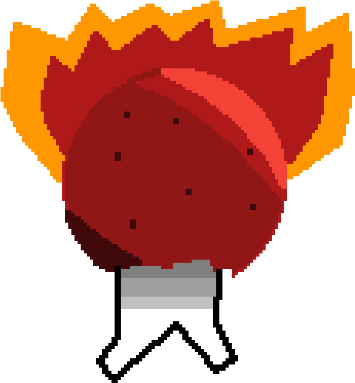Upgraded Flaming Chicken - Cartoon (1200x900)