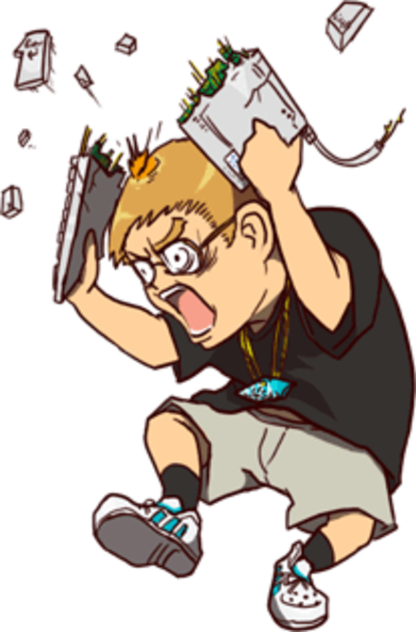 Angry German Kid / Keyboard Crasher - Angry German Kid Anime (600x910)