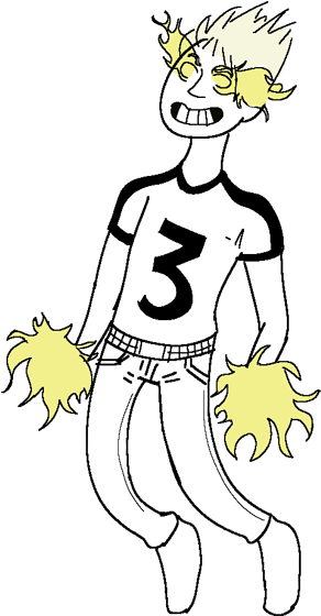 I Was Bored And A Suggested A Thing To Draw So My Friend - Cartoon (450x607)