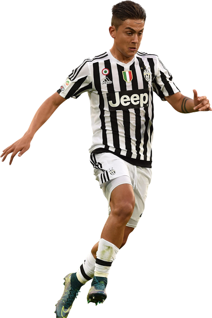 More Free Football Player Png Clip Arts - Paulo Dybala 2018 Png (428x640)