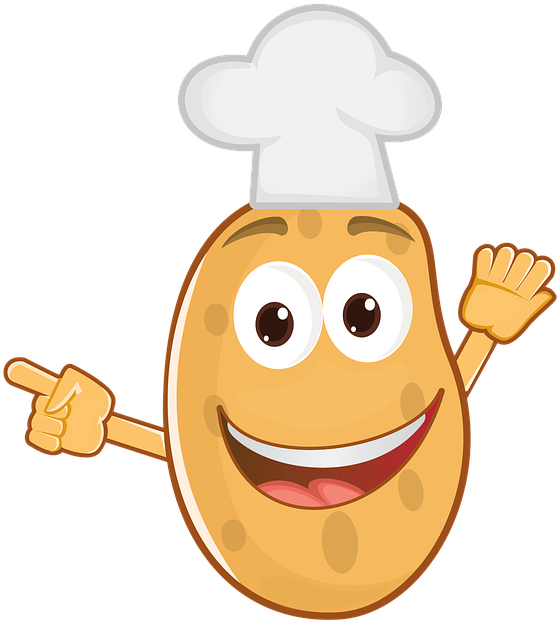 Cartoon Vegetables 7, Buy Clip Art - Happy Potatos Clipart Png (960x678)