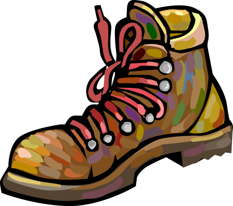 Vector Illustration Of Construction Safety Work Boots - Wow Punting Gnome (791x700)