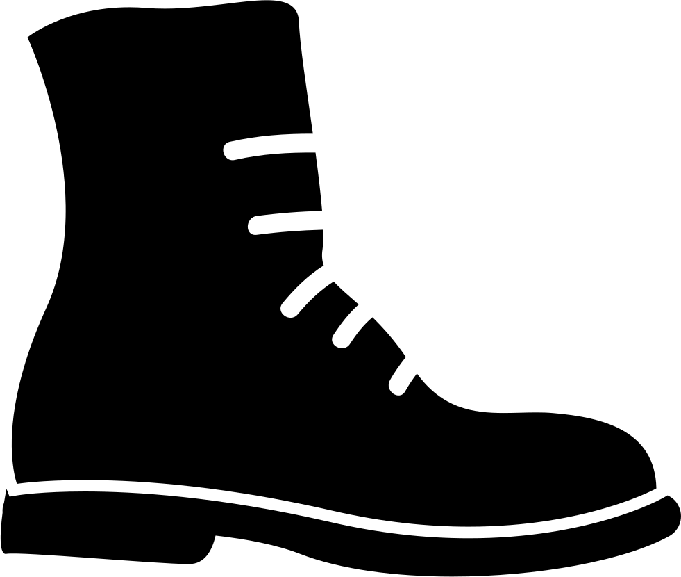 Military Boot Comments - Boots Icon (981x830)