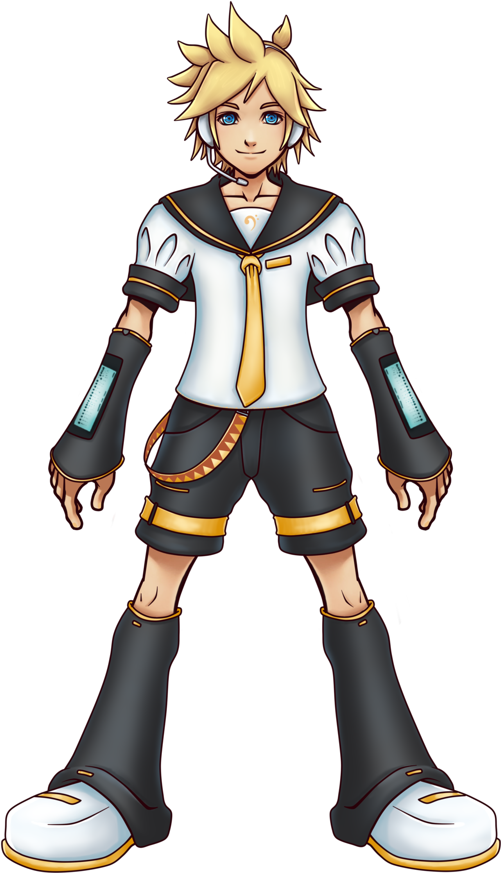 Kingdom Hearts Len Kagamine By Keyblades Chosen One - Len Kagamine Kingdom Hearts (1024x1749)