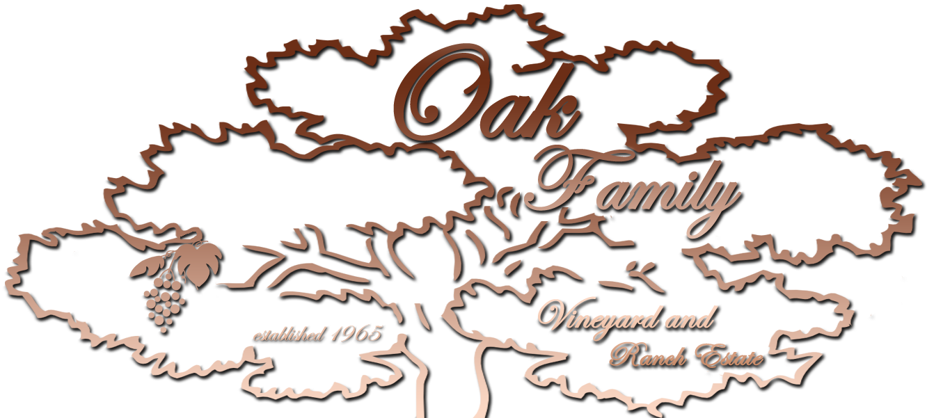 Oak Family Vineyard & Ranch Estate Logo - Nevada County, California (1344x600)