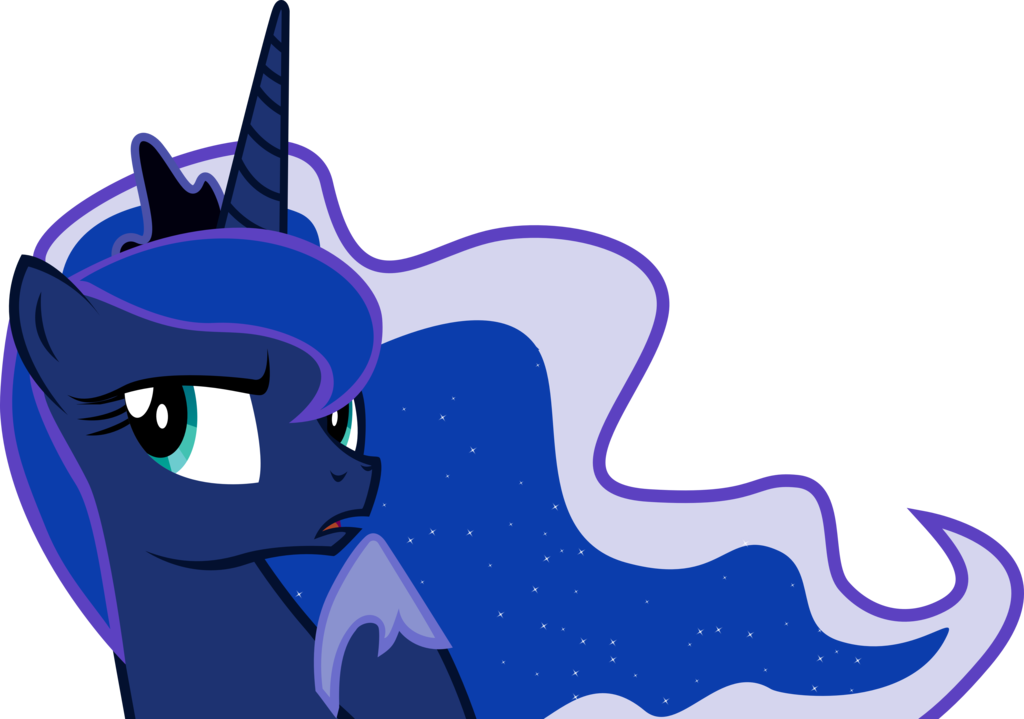 Drank Alot Gives Human A Thing Called Cancer Because - Luna Mlp Vector (1024x719)