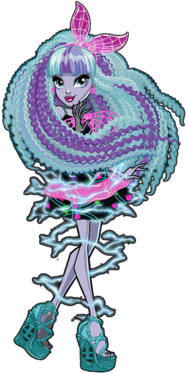 Profile Art - Monster High Electrified Lagoona Blue (718x1349)