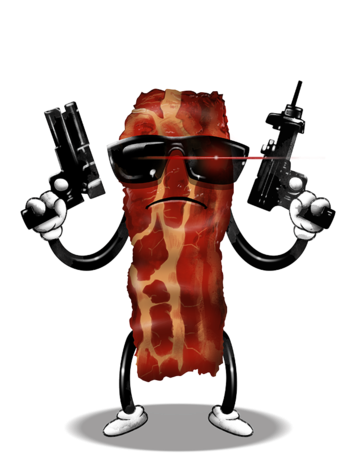 The Baconator - T-shirt (571x495)