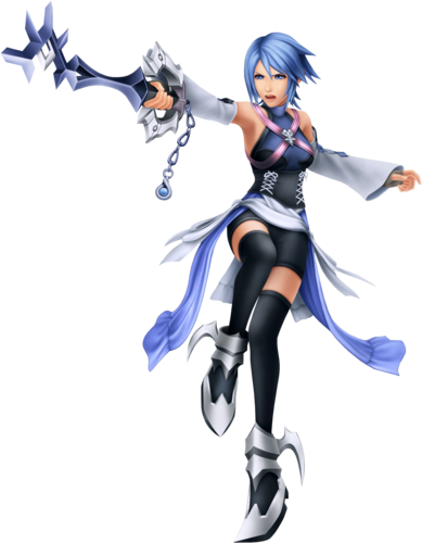 Aqua Wallpaper Titled Aqua <3 - Kingdom Hearts Birth By Sleep Aqua Blue Cosplay Wig (389x500)