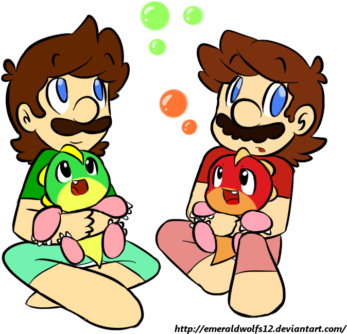 Mario And Luigi Bobbles By Mariobrosyaoifan12 - Mario And Luigi Cute (730x730)