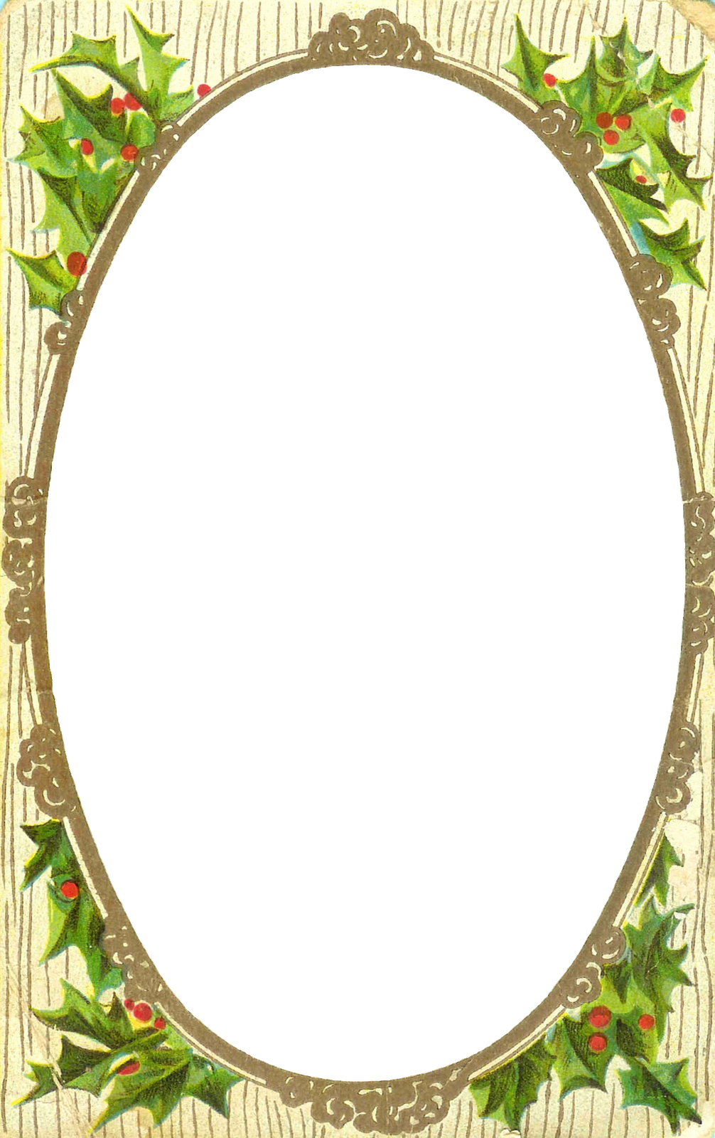 Antique Christmas Tag Clipart Rh Worldartsme Com Country - Vintage Christmas Frames And Borders (1006x1600)