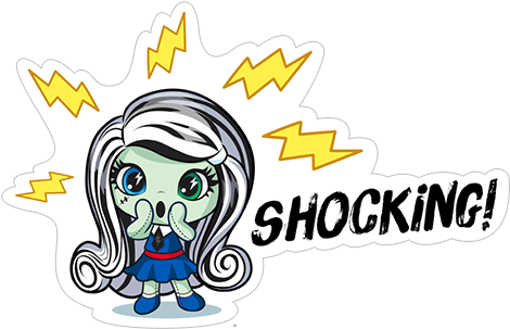 Sticker 14 From Collection «monster High» - Monster High (490x317)