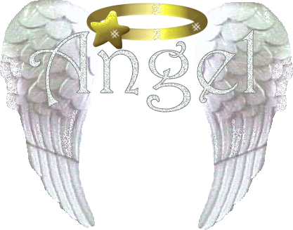 Free Angel Clip Art Borders Clip Art Angel Wings Swirl - Angel Wings With Crown (417x327)