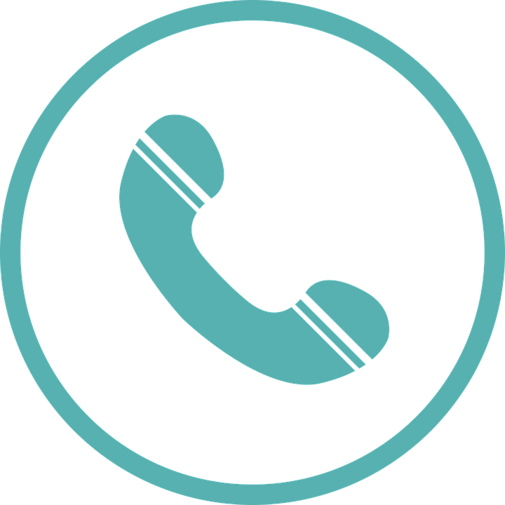 Round Phone Icon - Telephone (720x720)