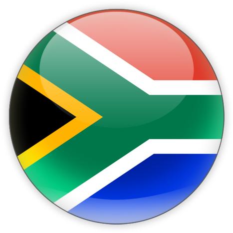 South Africa Country Flag Round (640x480)