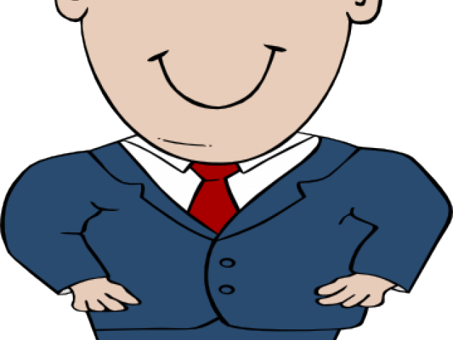 Short Person Cliparts - Cartoon Man Face (640x480)