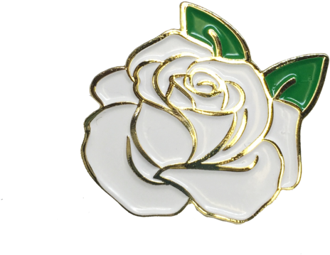 White Rose Pin - Pin (600x525)