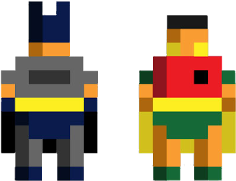 Creative Pixel Art Ideas Batman Collection Minecraft - Minecraft Pixel Art Small (400x328)