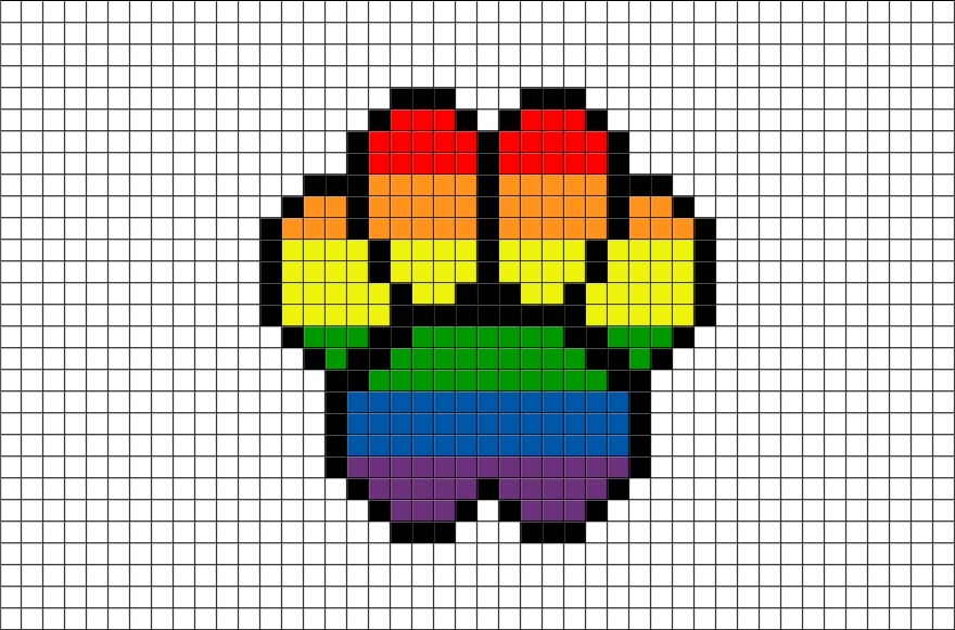 Cute Animal Pixel Art 87629 - Purple Guy Sister Location Gif (880x581)