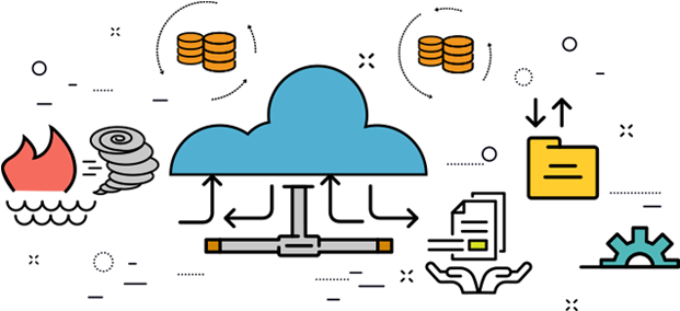 Backup & Disaster Recovery - Backup And Disaster Recovery Graphic (719x719)