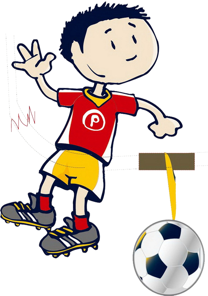 El Fútbol De Pelota Clip Art - Kids Football Png Cartoon (679x1024)