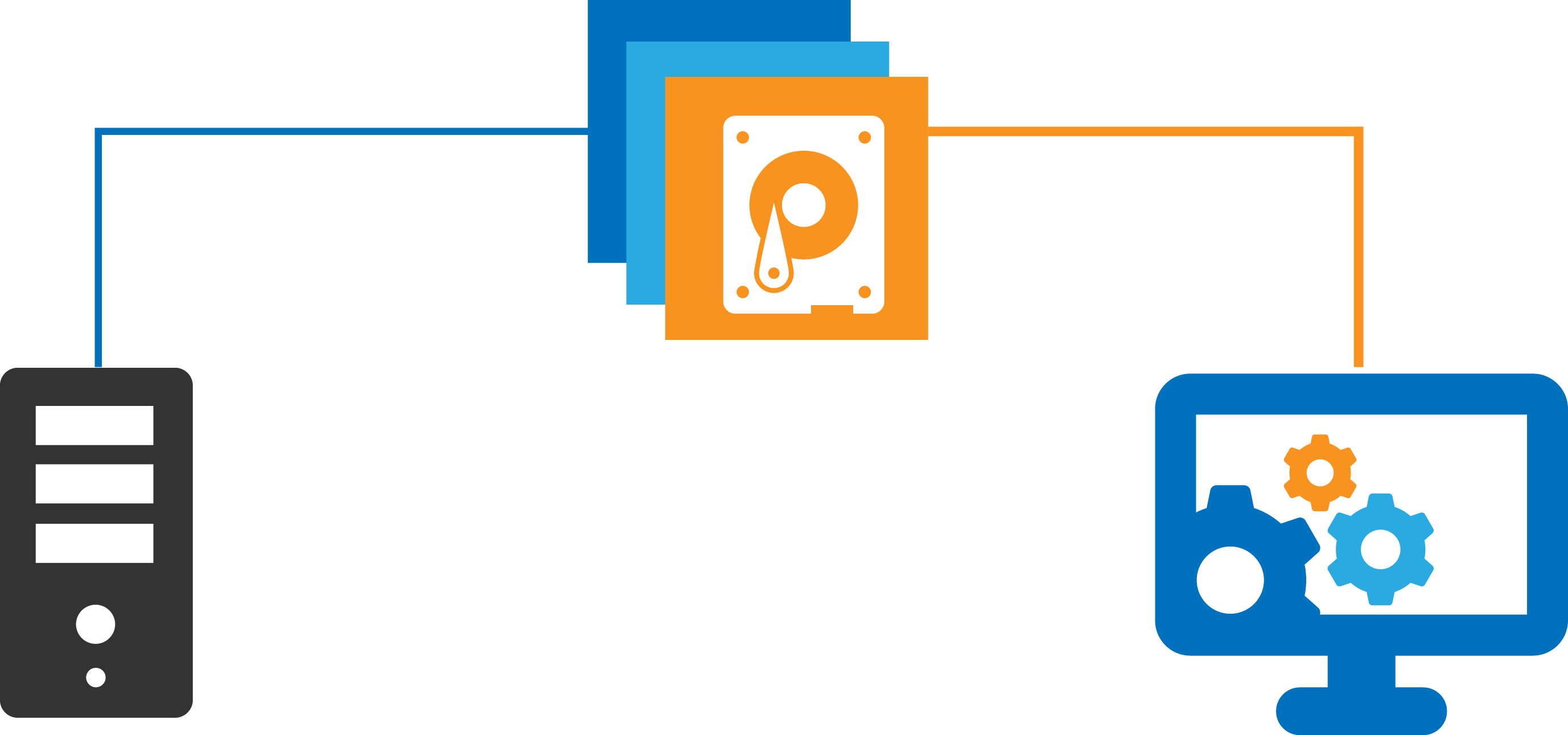 Backups And Disaster Recovery Icon - Backup (2755x1291)