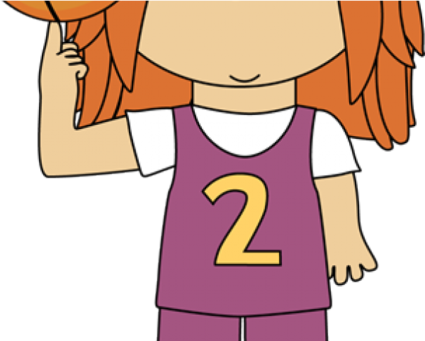 Basketball Clipart Student - Playing Girls Basketball Clip Art (640x480)