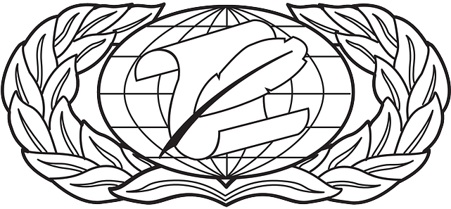 Maintenance Badge U S Air Force Graphic Stylized Version - Air Traffic Control Air Force (640x320)