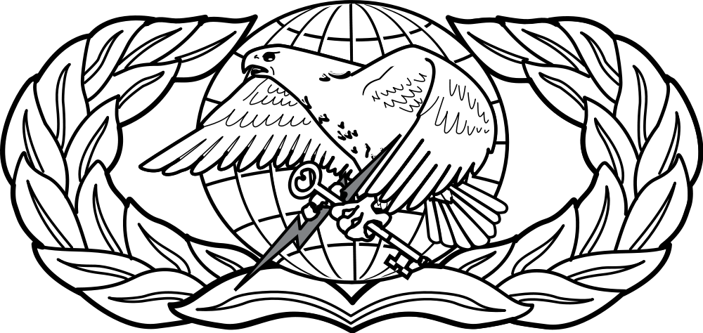Usaf Occupational Badges - Air Force Maintenance Badge (1000x474)