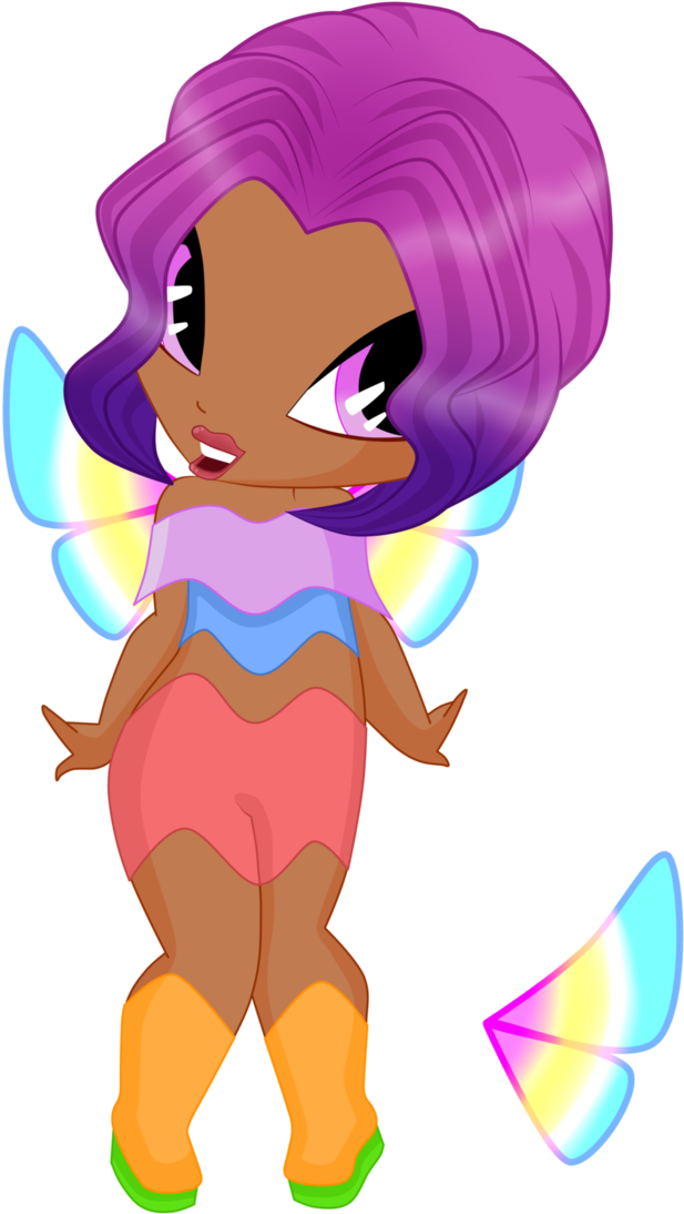 Rainbow, Pixie Of Colors By Shimmeringmagic - Cartoon (658x1215)