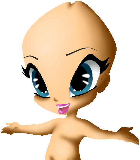 Pixie Base Cgi By Jadeavon - Cartoon (585x669)