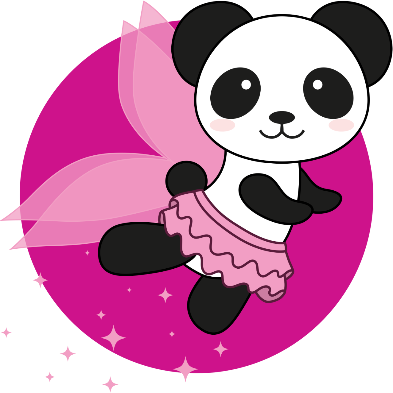Pixie Panda Plush Logo - Fluttershy (1280x1280)