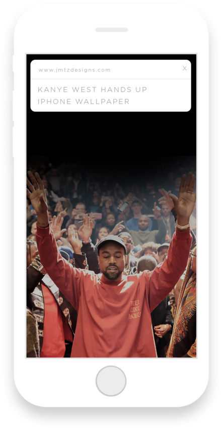 Kanye Iphone Wallpaper - Kanye West Iphone X (1000x1000)