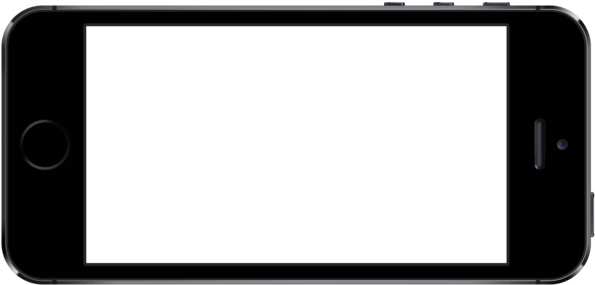 Phone Template Png - Iphone 7 Landscape Png (740x740)