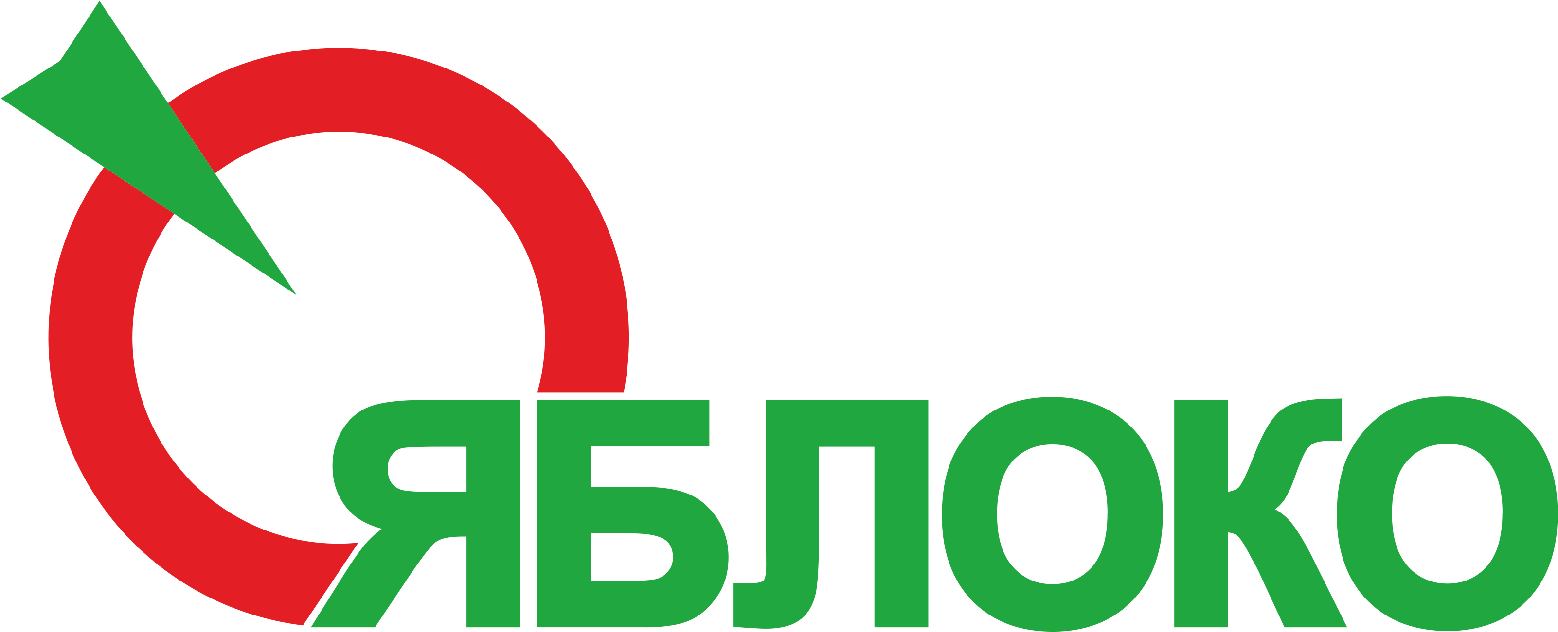 Logo Yabloko Party - Liberal Democratic Party Of Russia (3504x1711)