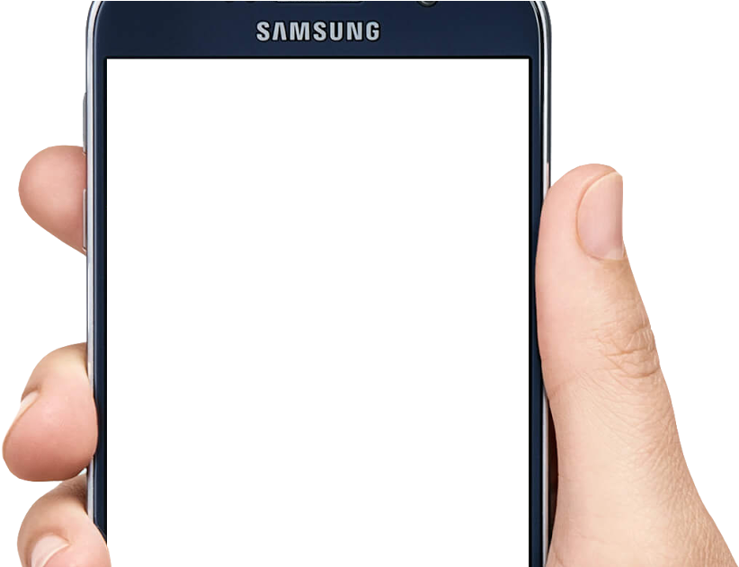 Hand With Smartphone Png (1200x630)