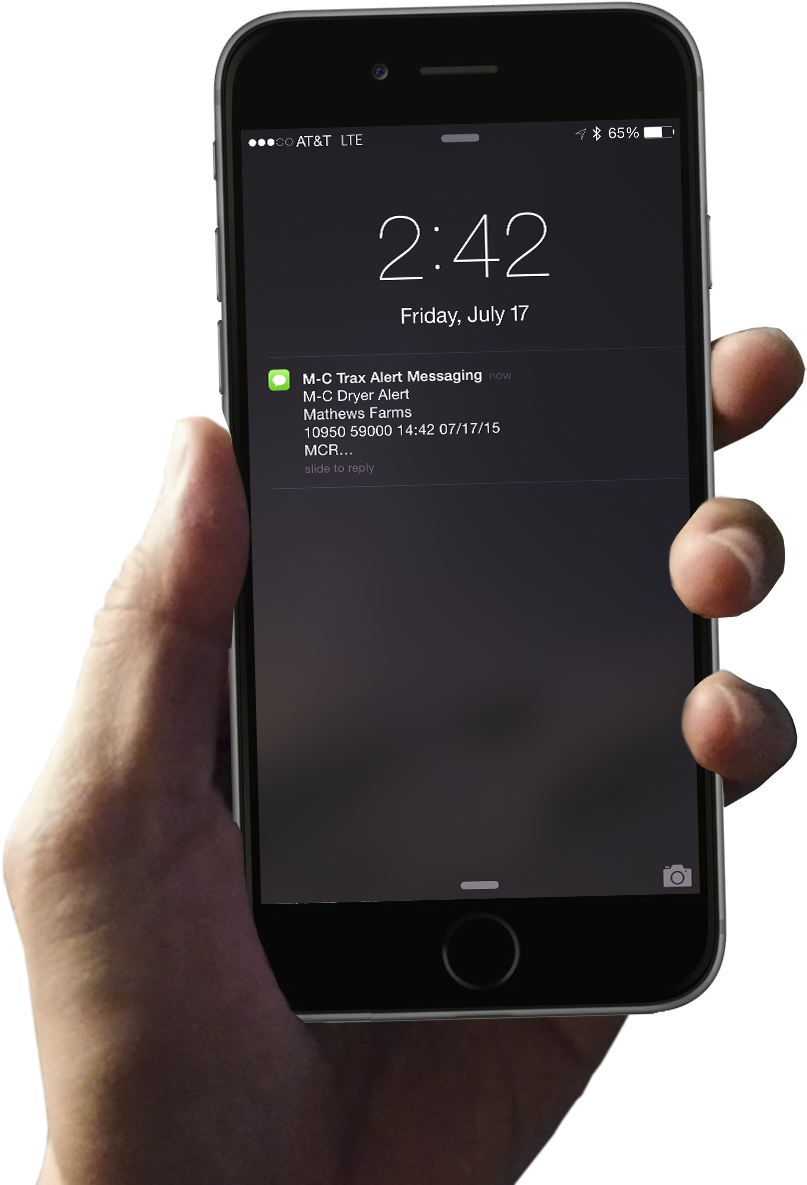 New Mctrax Farm Background Hand Holding Txt Message - Mc Trax (1323x1239)