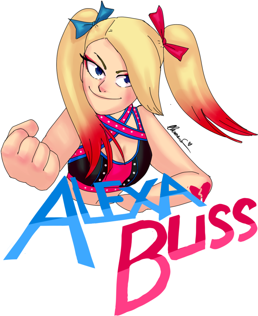 Wwe Fanart By Shinkumancer On Deviantart Rh Shinkumancer - Alexa Bliss Fan Art (1024x1109)